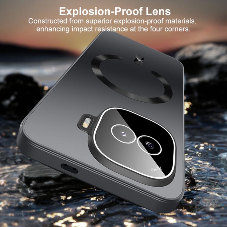 For vivo iQOO Z11 Turbo 5G Ice Magnetic Explosion-proof Lens Film PC Phone Case