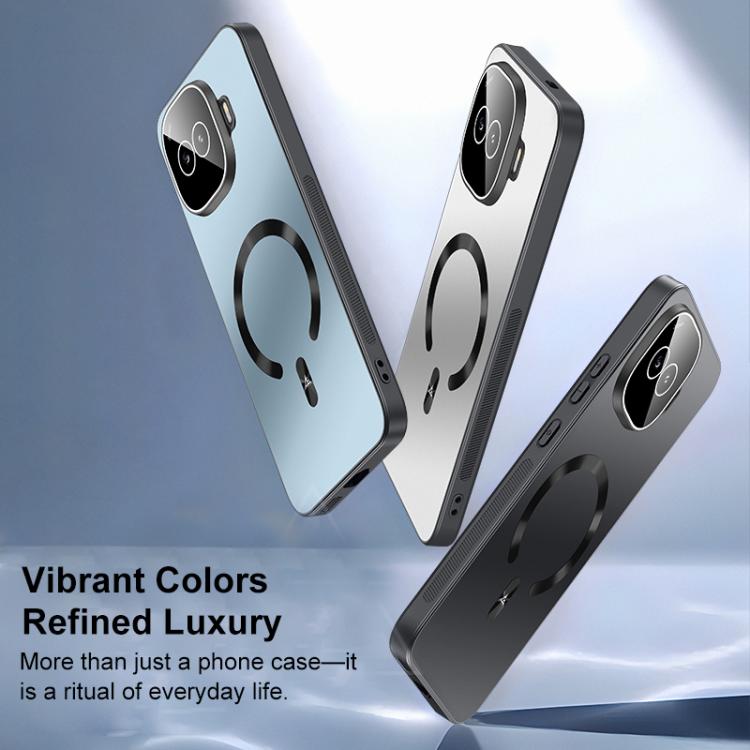 For vivo iQOO Z11 Turbo 5G Ice Magnetic Explosion-proof Lens Film PC Phone Case