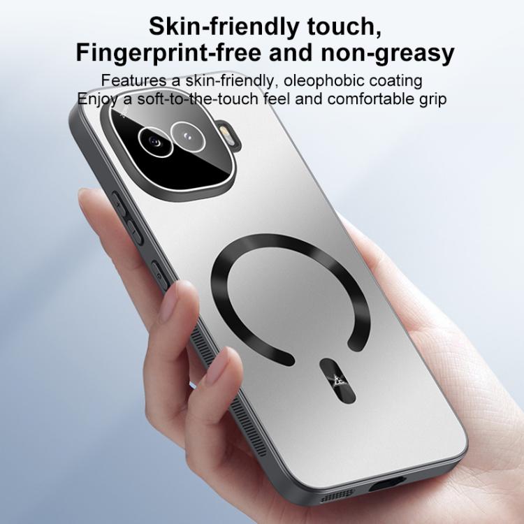 For vivo iQOO Z11 Turbo 5G Ice Magnetic Explosion-proof Lens Film PC Phone Case