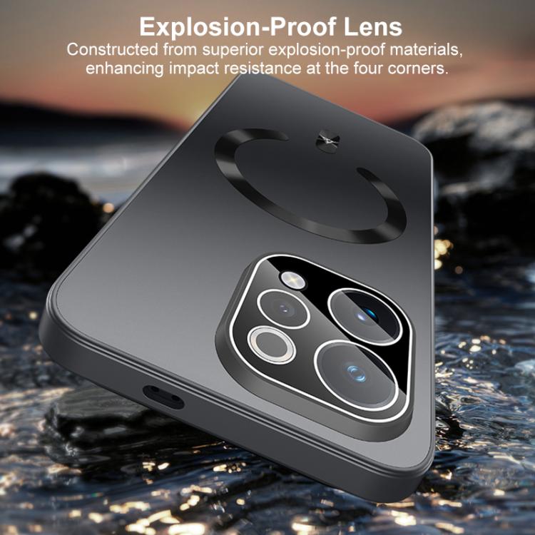 For vivo S50 5G Ice Magnetic Explosion-proof Lens Film PC Phone Case