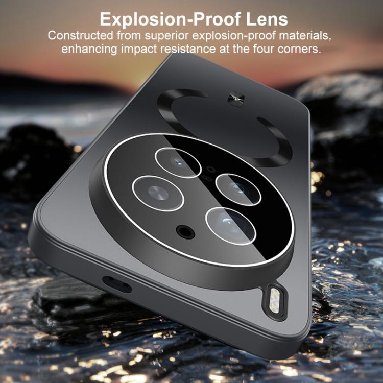 For vivo X300 Ice Magnetic Explosion-proof Lens Film PC Phone Case