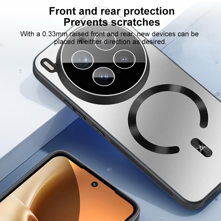 For vivo X300 Ice Magnetic Explosion-proof Lens Film PC Phone Case