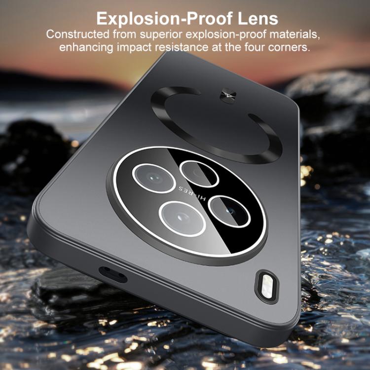 For vivo Y500 Pro Ice Magnetic Explosion-proof Lens Film PC Phone Case
