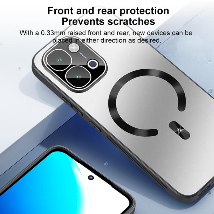 For vivo Y500i 5G Ice Magnetic Explosion-proof Lens Film PC Phone Case