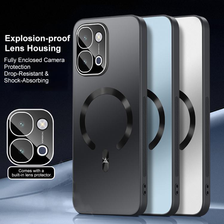 For vivo Y500i 5G Ice Magnetic Explosion-proof Lens Film PC Phone Case