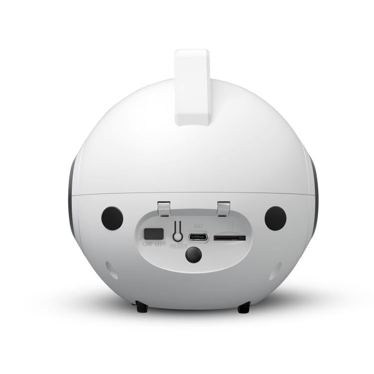SriHome DH013 Plus 4MP Smart Pet Robot Camera with Auto-Charging Dock, Plug Type:US Plug - White