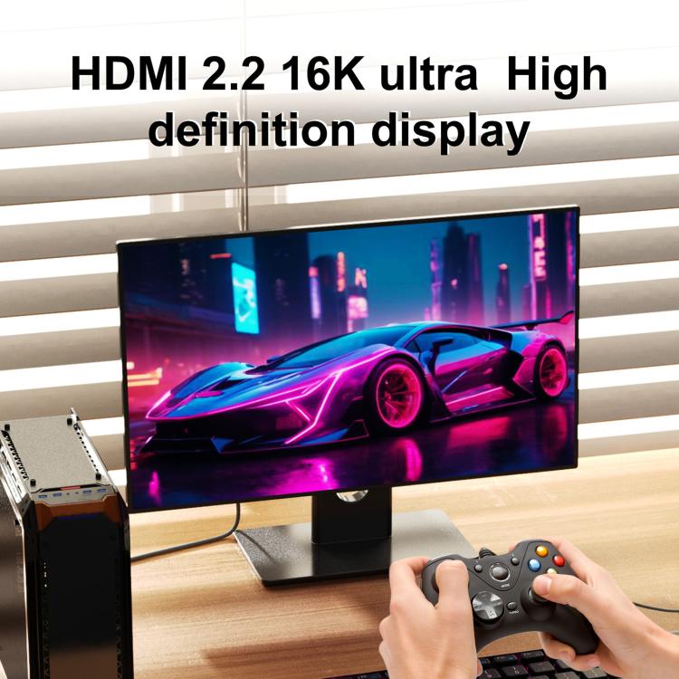 WG229 16K 60Hz HDMI 2.2 High Speed ??Transmission HD Adapter Cable, Length:2m