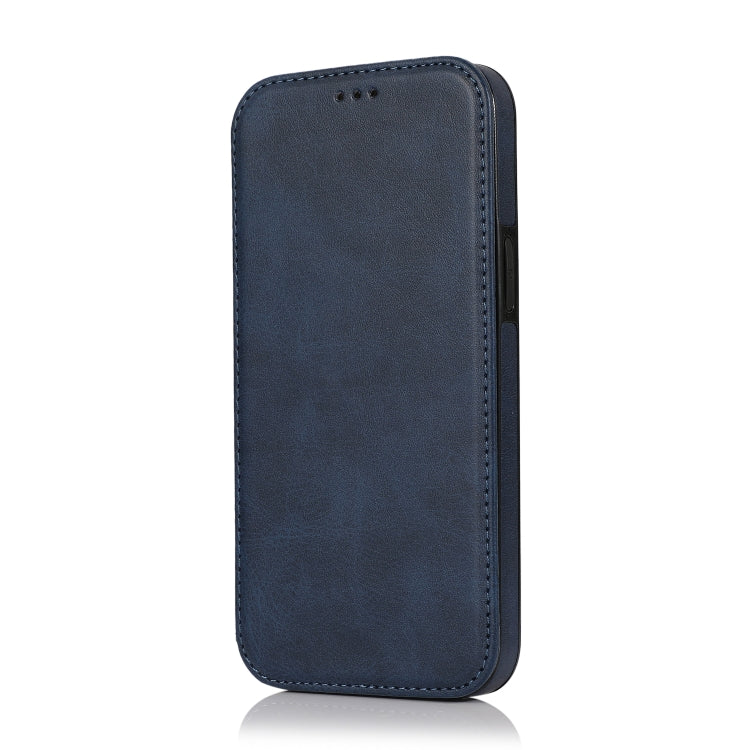 For iPhone 12 Pro Max Strong Magnetic Closure PU + TPU Leather Case with Card Slots & Holder