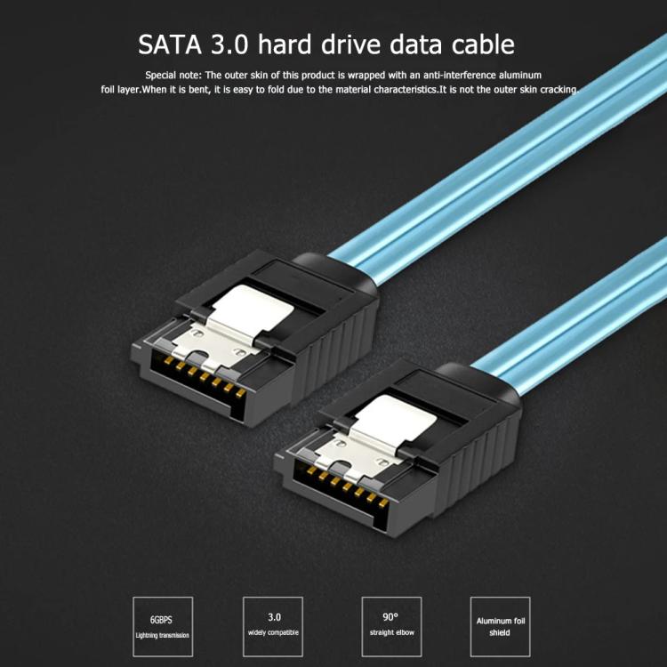 WG214 Six-Head SATA 3.0 High-Speed Hard Drive Data Cable, Length:0.5m