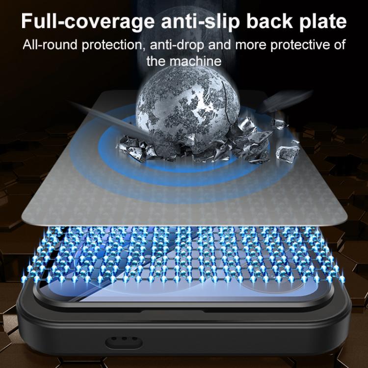 For Xiaomi 17 Pro Max Ice Magnetic Straight Edge Lens Holder Magnetic Phone Case