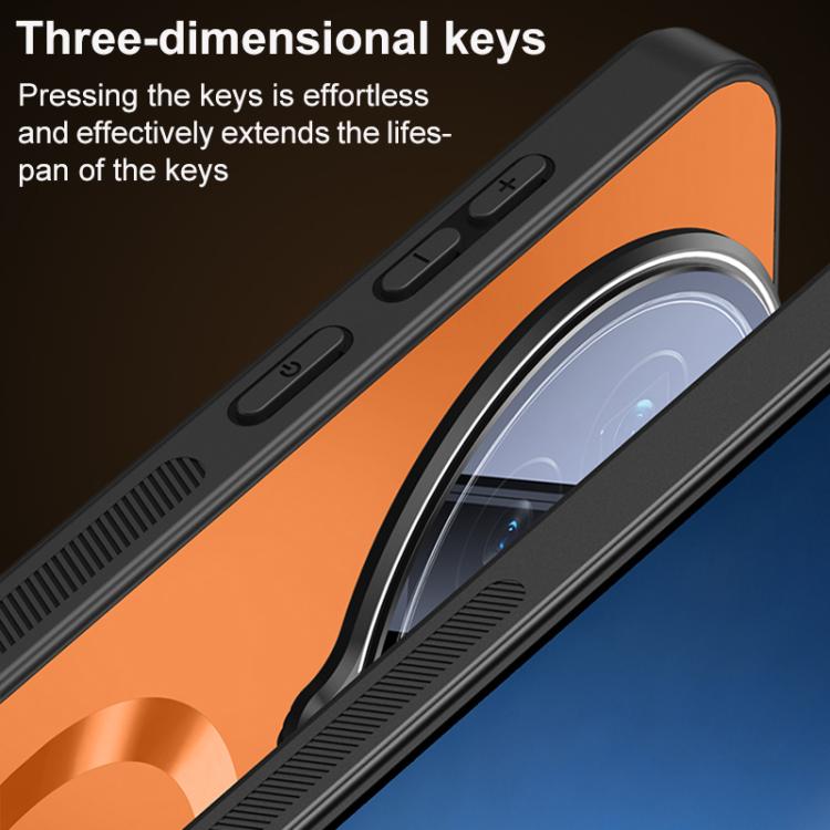 For Honor Magic8 Ice Magnetic Straight Edge Lens Holder Magnetic Phone Case