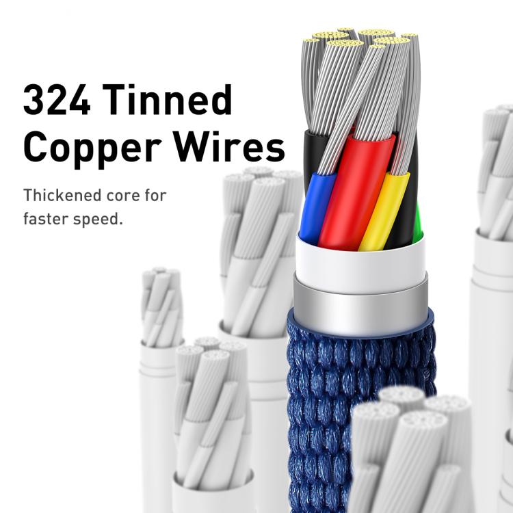 Baseus Crystal Shine Series Fast Charging Cable Type-C to Type-C 100W Cable, Length:1.2m