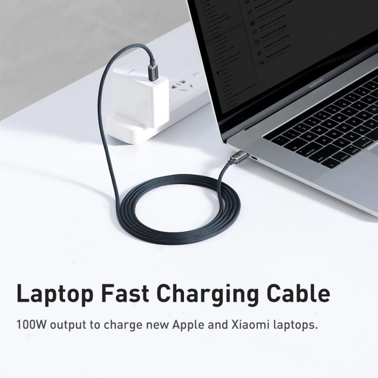 Baseus Crystal Shine Series Fast Charging Cable Type-C to Type-C 100W Cable, Length:2m