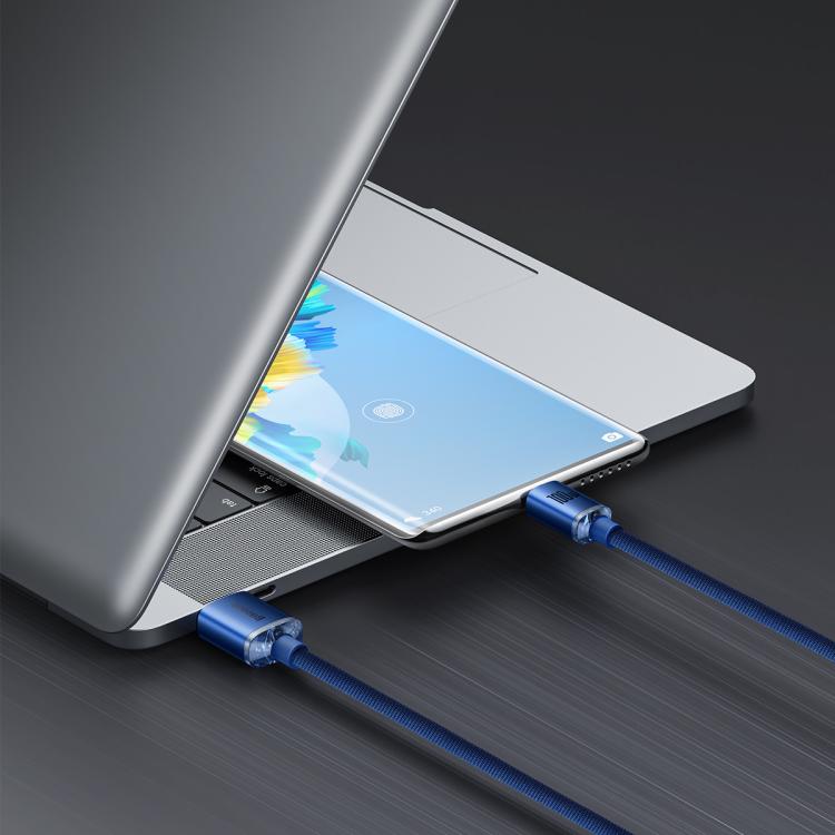 Baseus Crystal Shine Series Fast Charging Cable USB to Type-C 100W Cable, Length:2m