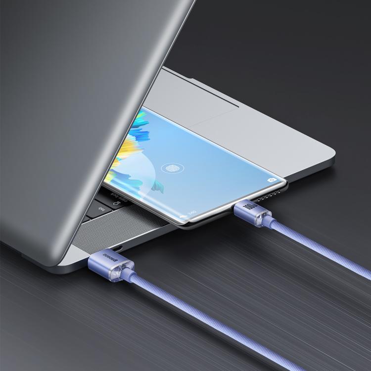 Baseus Crystal Shine Series Fast Charging Cable USB to Type-C 100W Cable, Length:2m