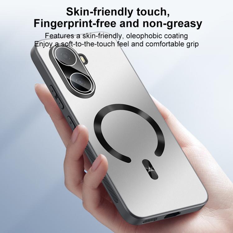 For Huawei Enjoy 80 Plus Ice Magnetic Explosion-proof Lens Film PC Phone Case