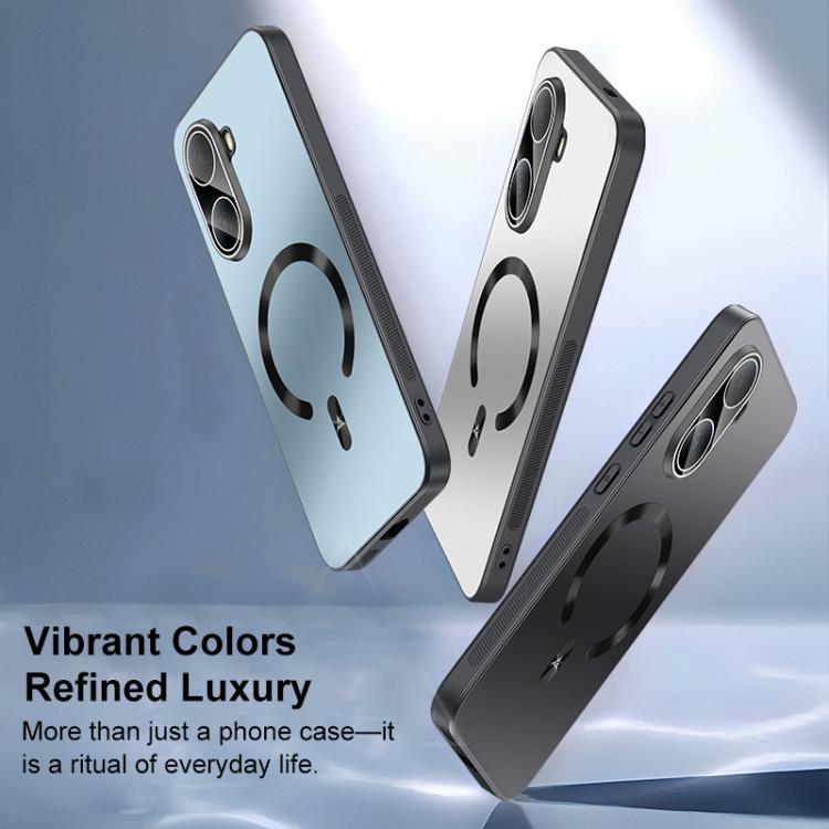 For Huawei Enjoy 80 Plus Ice Magnetic Explosion-proof Lens Film PC Phone Case