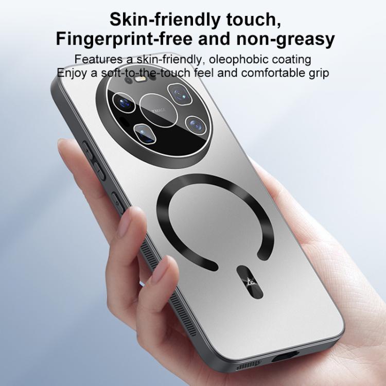 For Huawei Mate 80 Pro Ice Magnetic Explosion-proof Lens Film PC Phone Case