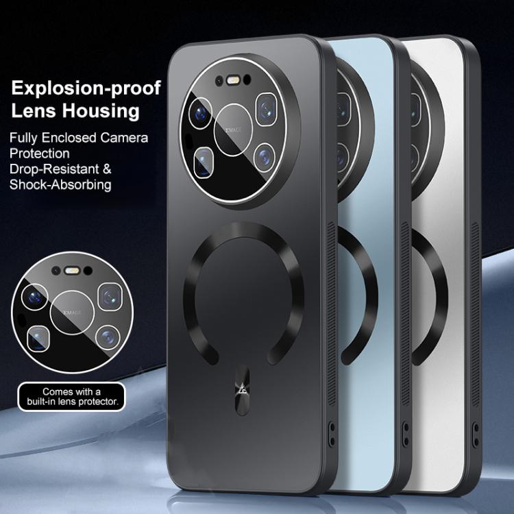 For Huawei Mate 80 Pro Ice Magnetic Explosion-proof Lens Film PC Phone Case