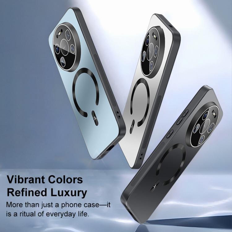 For Huawei Mate 80 Pro Ice Magnetic Explosion-proof Lens Film PC Phone Case
