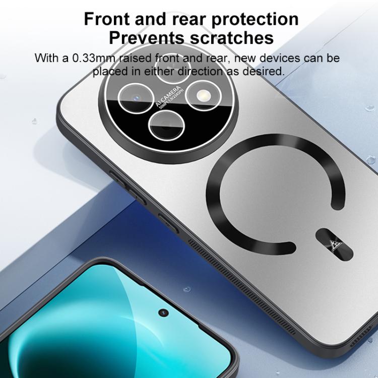 For Huawei Enjoy 90 Plus Ice Magnetic Explosion-proof Lens Film PC Phone Case