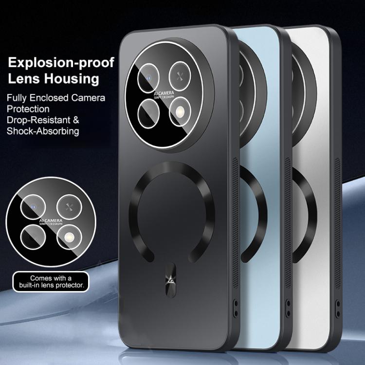 For Huawei Enjoy 90 Plus Ice Magnetic Explosion-proof Lens Film PC Phone Case