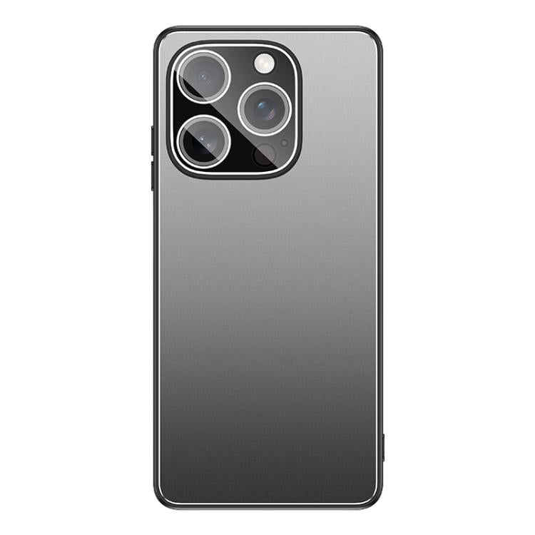 For iPhone 13 Pro Max Golden Shield Metal Frosted Lens Film Phone Case