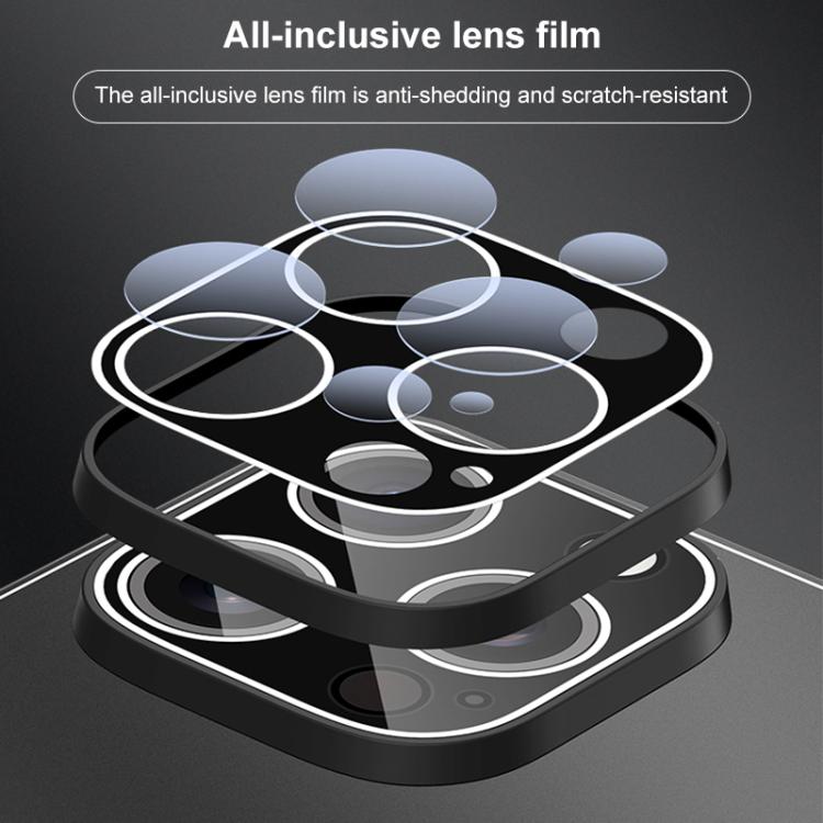 For iPhone 17 Golden Shield Metal Frosted Lens Film Phone Case