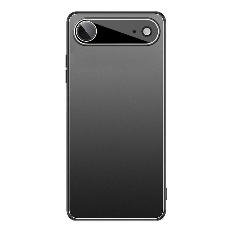 For iPhone Air Golden Shield Metal Frosted Lens Film Phone Case