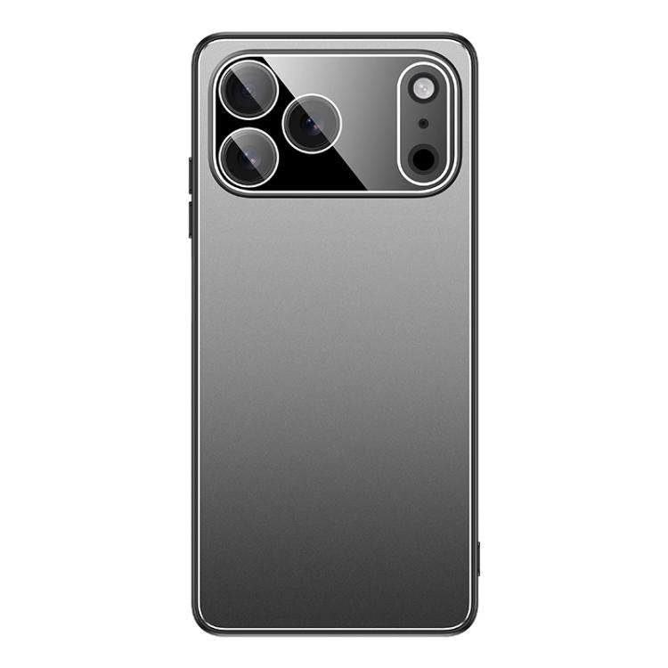 For iPhone 17 Pro Golden Shield Metal Frosted Lens Film Phone Case