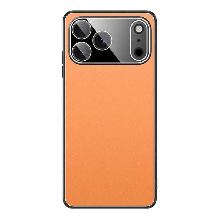 For iPhone 17 Pro Max Golden Shield Metal Frosted Lens Film Phone Case