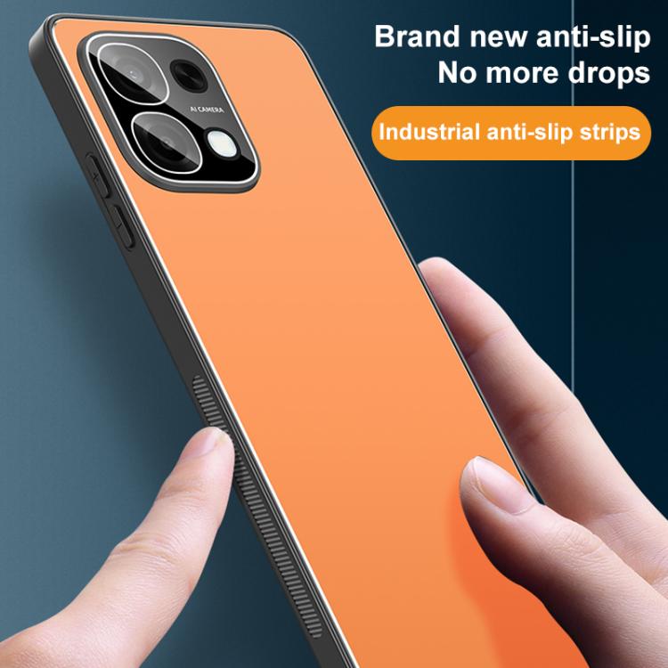 For OPPO A6 5G Golden Shield Metal Frosted Lens Film Phone Case