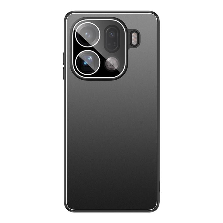 For OPPO Find X9 Pro Golden Shield Metal Frosted Lens Film Phone Case