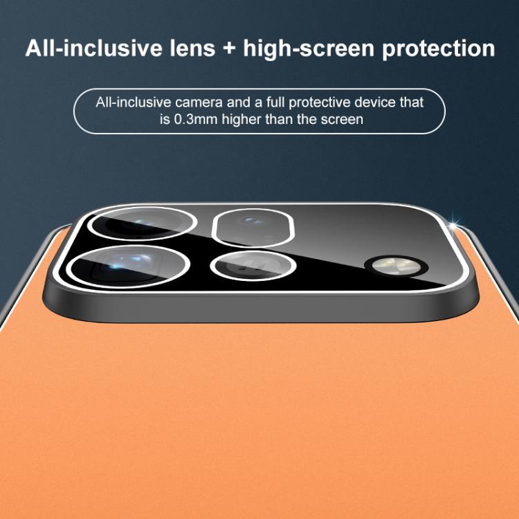 For OPPO Find X9s Pro 5G Golden Shield Metal Frosted Lens Film Phone Case