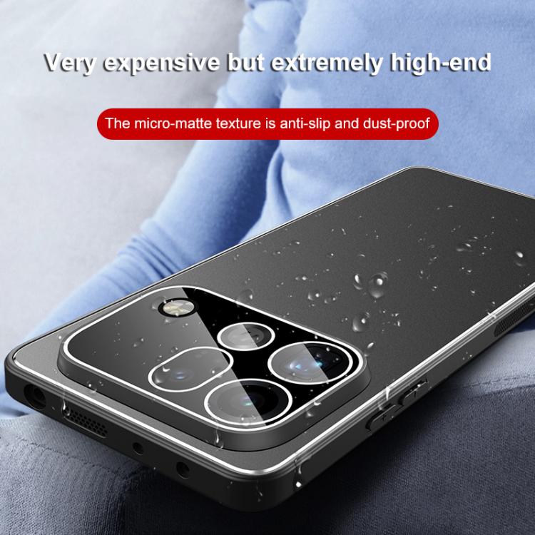 For OPPO Find X9s Pro 5G Golden Shield Metal Frosted Lens Film Phone Case