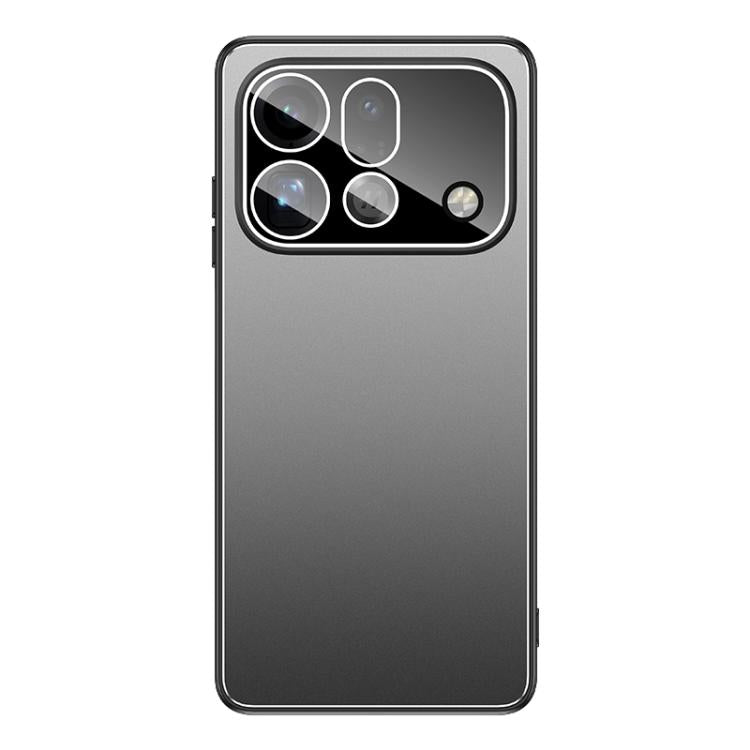 For OPPO Find X9s Pro 5G Golden Shield Metal Frosted Lens Film Phone Case