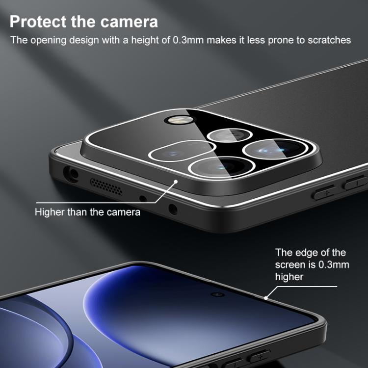 For OPPO Find X9s Pro 5G Golden Shield Metal Frosted Lens Film Phone Case