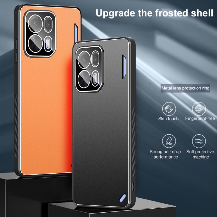 For OPPO K15 Pro+ Golden Shield Metal Frosted Lens Film Phone Case