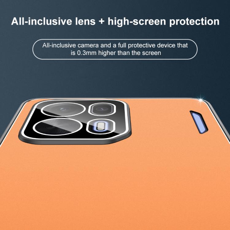 For OPPO K15 Pro+ Golden Shield Metal Frosted Lens Film Phone Case