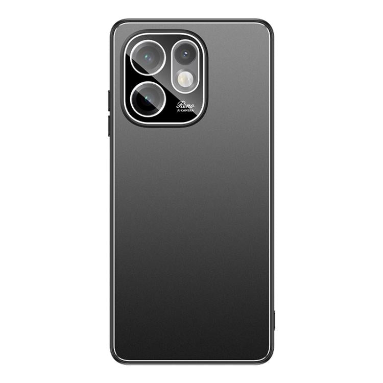 For OPPO Reno15 5G Global Golden Shield Metal Frosted Lens Film Phone Case