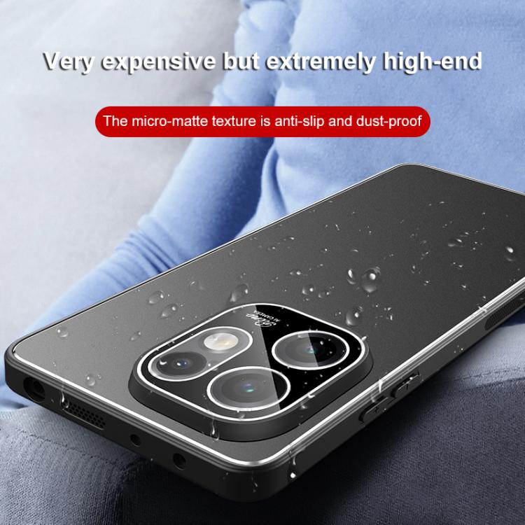 For OPPO Reno15 5G Global Golden Shield Metal Frosted Lens Film Phone Case