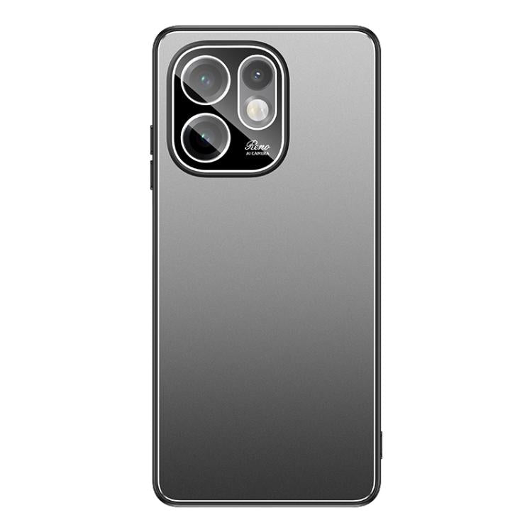 For OPPO Reno15 5G Global Golden Shield Metal Frosted Lens Film Phone Case