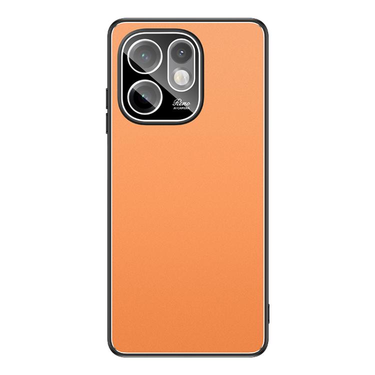 For OPPO Reno15 5G Global Golden Shield Metal Frosted Lens Film Phone Case