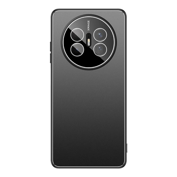 For Huawei Mate 70 Air Golden Shield Metal Frosted Lens Film Phone Case