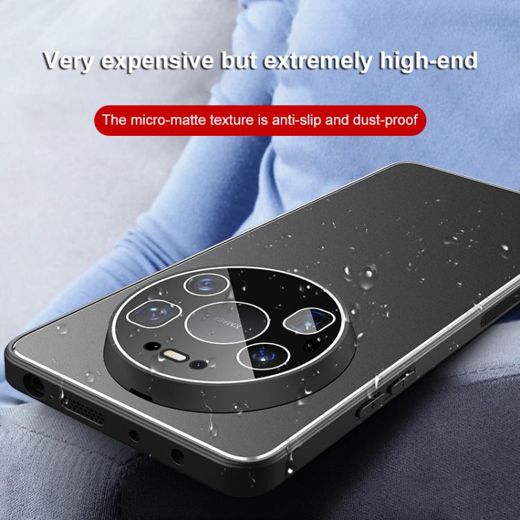 For Huawei Mate 80 Golden Shield Metal Frosted Lens Film Phone Case
