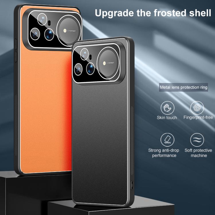 For Huawei nova 15 Pro Golden Shield Metal Frosted Lens Film Phone Case