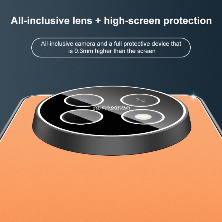 For Huawei Enjoy 90 Pro Max Golden Shield Metal Frosted Lens Film Phone Case