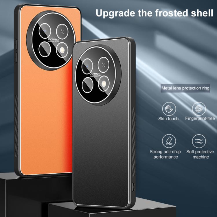 For Huawei Enjoy 90 Pro Max Golden Shield Metal Frosted Lens Film Phone Case