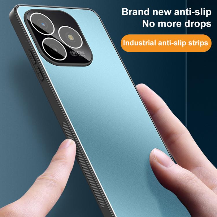 For Huawei Enjoy 90 Plus Golden Shield Metal Frosted Lens Film Phone Case