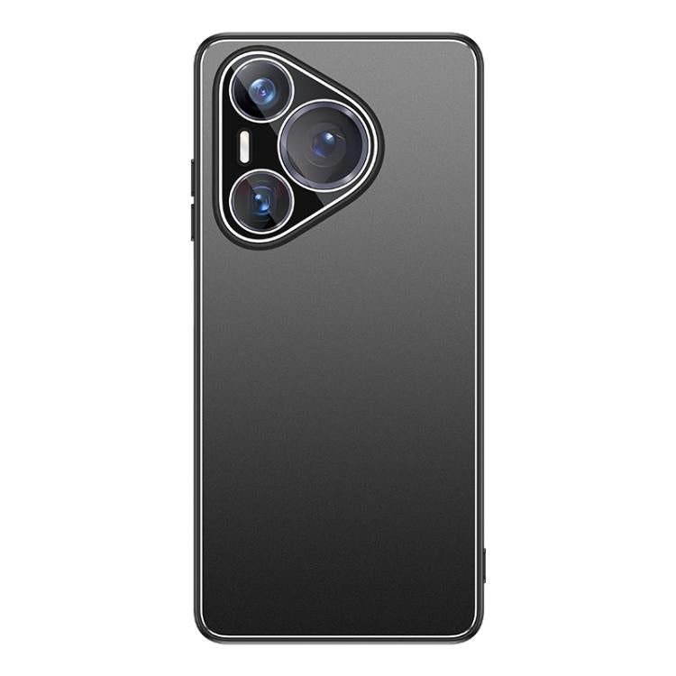 For Huawei Pura 80 Ultra Golden Shield Metal Frosted Lens Film Phone Case